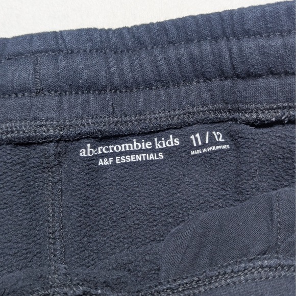 Abercrombie & Fitch Boys Sweatpants Joggers Bundle | Sz 11-12 | Navy + Black - Picture 3 of 8